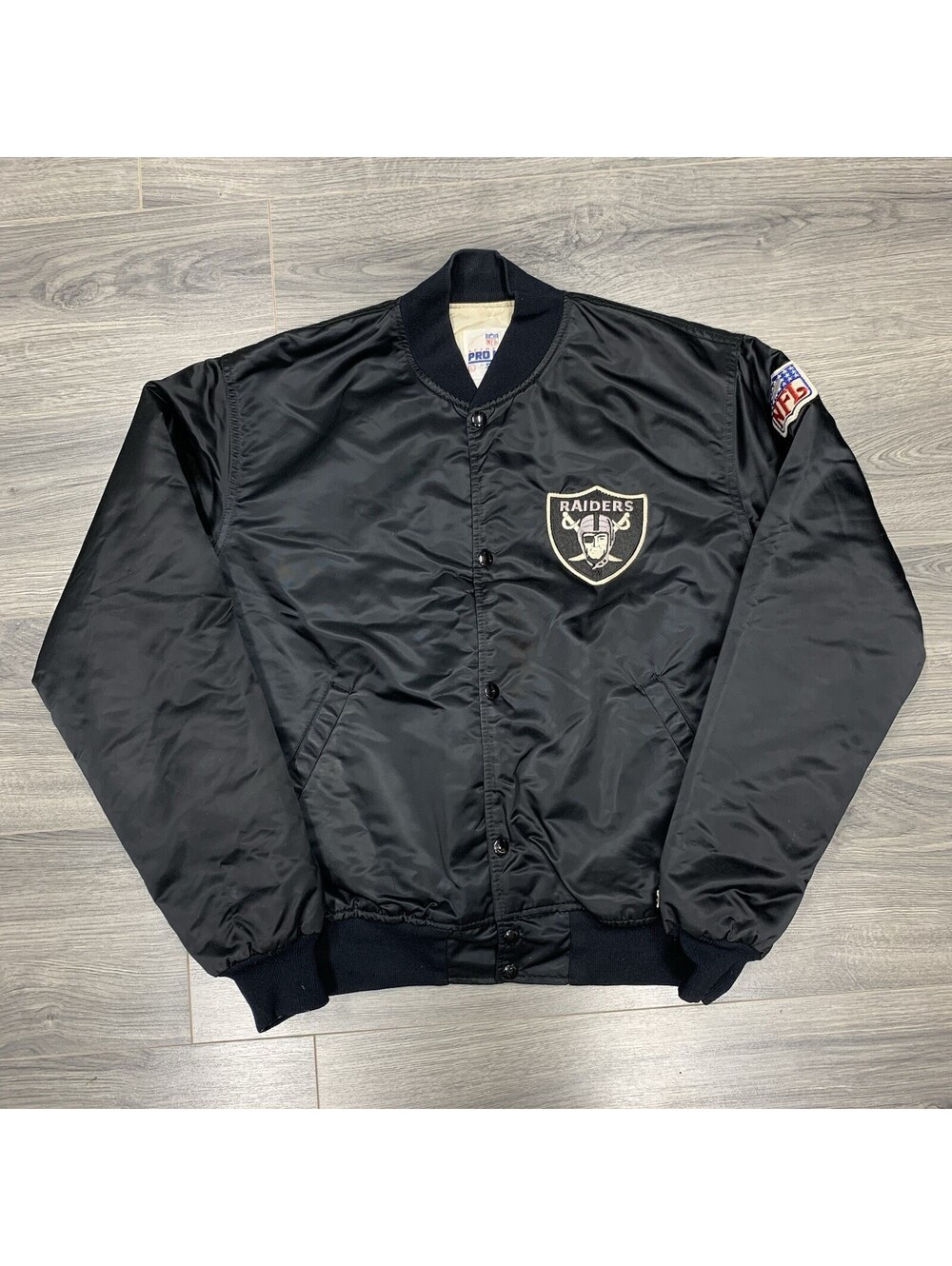 Vintage 1980S Starter Los Angeles Raiders Satin Jacket Large Men’s Rare Pro Line